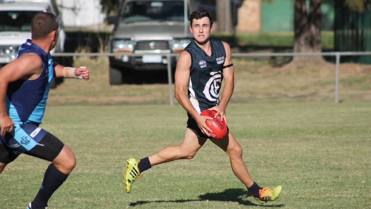 BLUES BEST: Dual Blues' Best and Fairest winner Dylan McDermott will play his 100th match on Saturday, adding another accolade to the impressive list.
