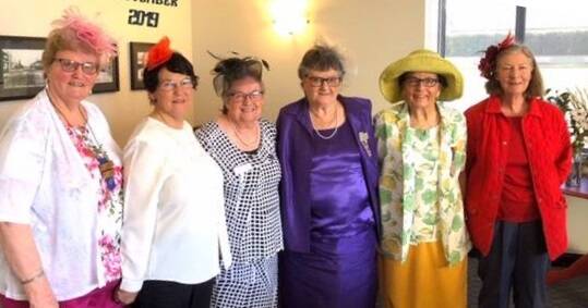 FINE FILLIES: The ladies of the Cootamundra Day VIEW Club celebrated the Melbourne Cup in style. 