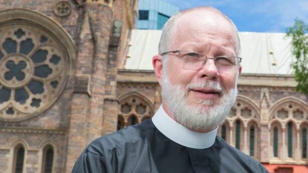 St John's Anglican Cathedral dean Dr Peter Catt will address a rally on Saturday.  Photo: Glenn Hunt