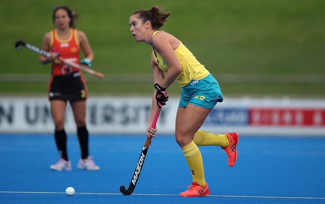 Tokyo will mark the second time Gerringong's Grace Stewart has represented her country at an Olympic Games. Photo: Hockey Australia