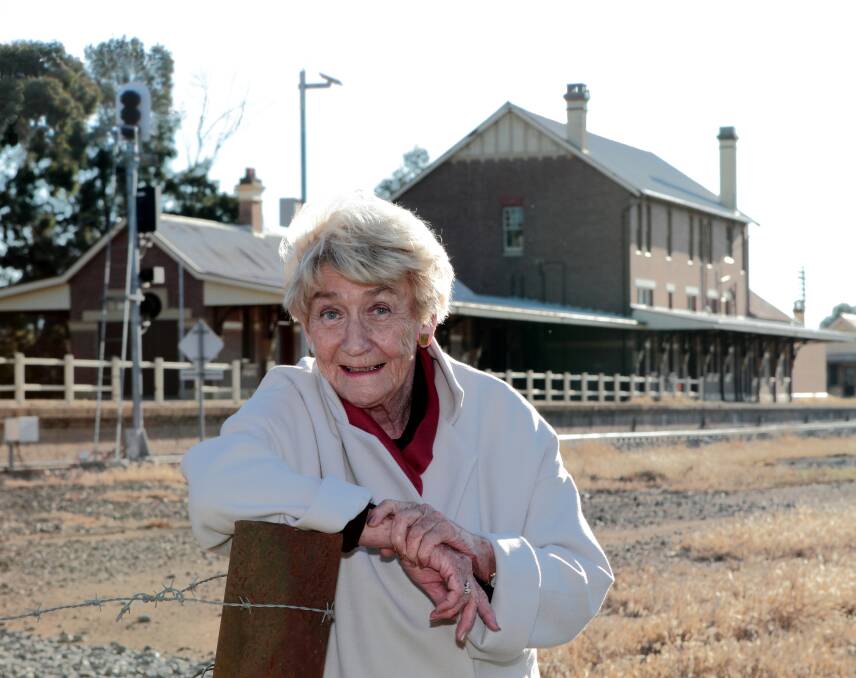 SECOND HOME: Jennifer Roberts at the old Coota West Railway Station where she has taught the CADAS Kids for many years. Picture: Kelly Manwaring