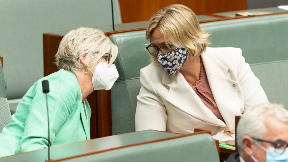 If the current polls are broadly accurate, the injection of more independent MPs to support Helen Haines, left, and Zali Steggall seems likely. Picture: Sitthixay Ditthavong