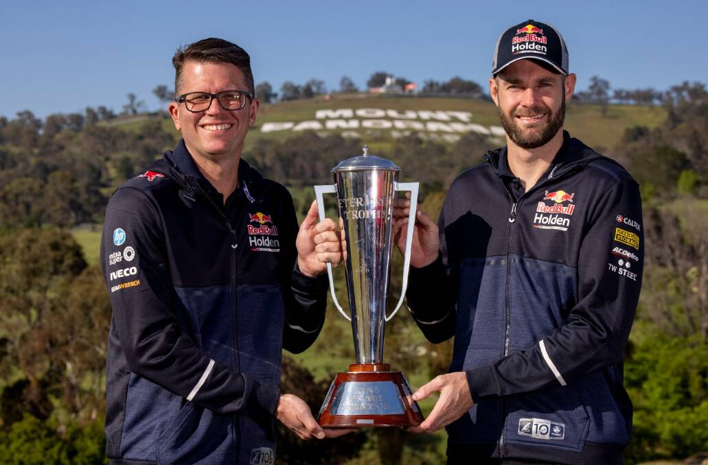 FRUSTRATED: Garth Tander, who won this year's Peter Brock Trophy with Shane van Gisbergen, would prefer more than one endurance round in season 2021.