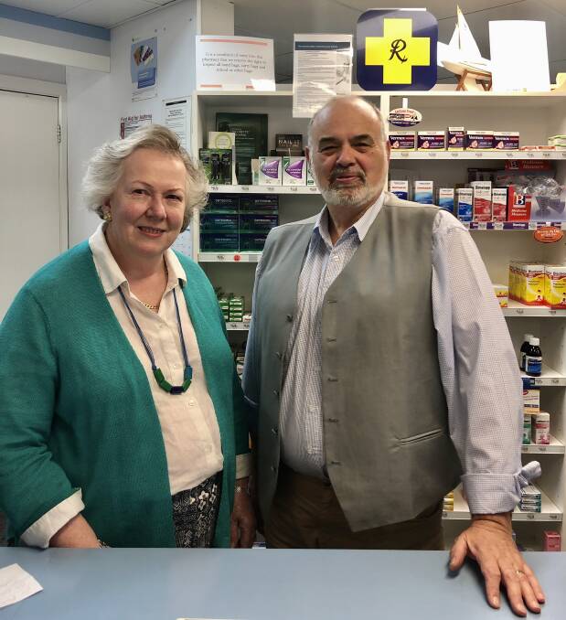 THE LONG HAUL: Owners Judy and Paul Braybrooks have operated the pharmacy since 1983, continuing and expanding the service for the town.