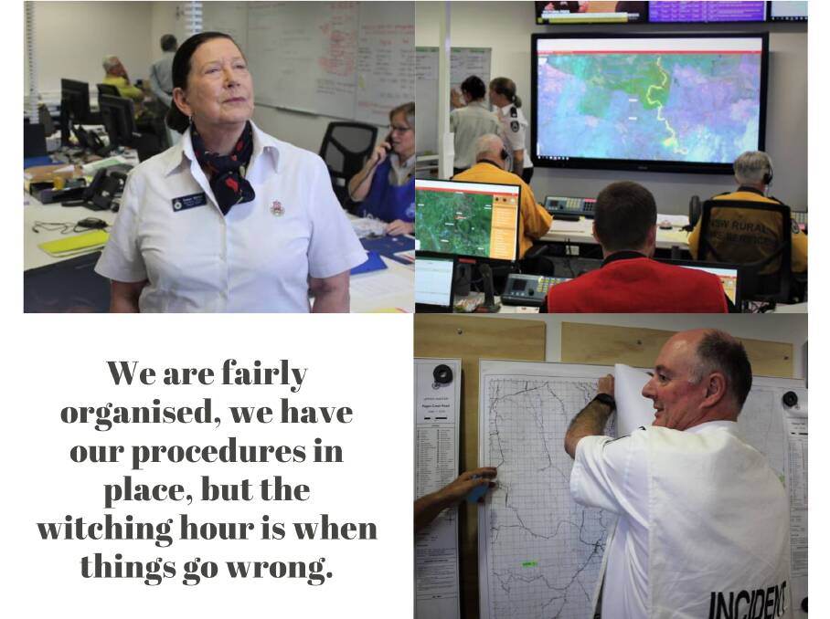 Robyn Martyn at the Liverpool Plains Fire Control Centre. Photo: Madeline Link