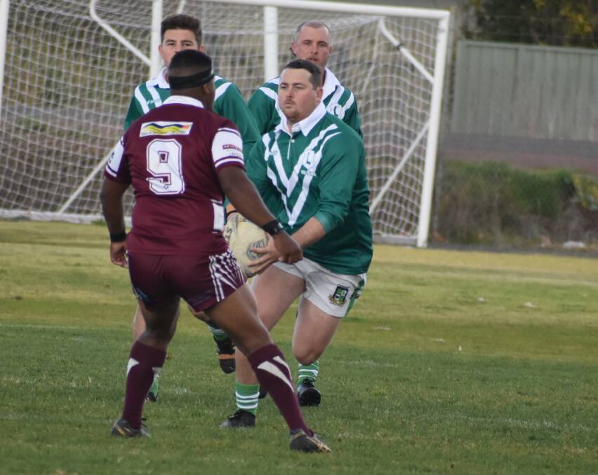 REUNITED: Bas Blackett, pictured playing for Leeton last season, will join younger brother Fletcher at Brothers next season. The Group Nine wooden spooners are looking to boost their depth following a winless season.