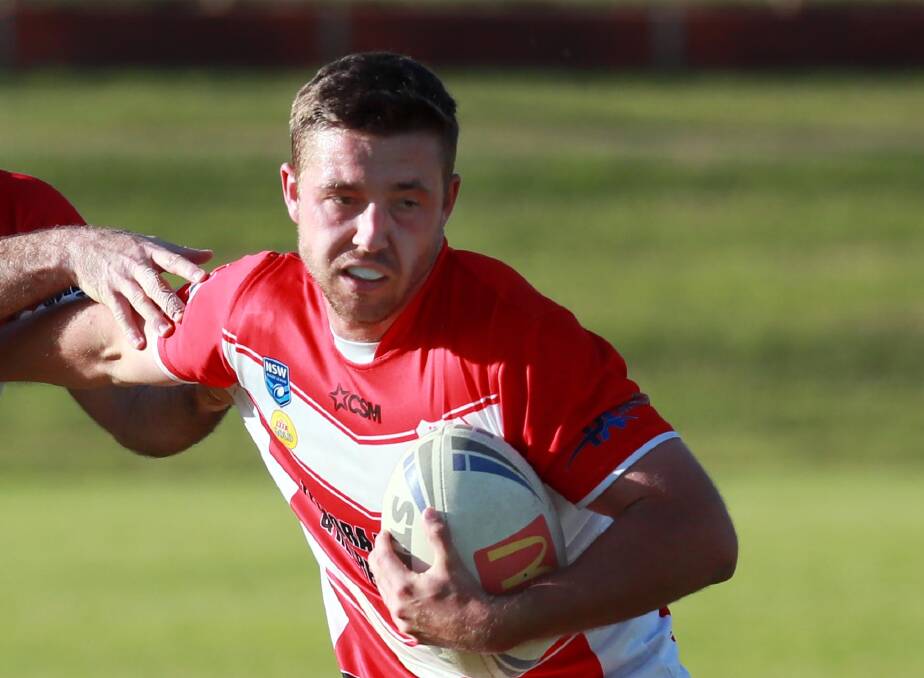 Jock Ward scored Temora's only try in their 8-6 win over Kangaroos on Sunday.