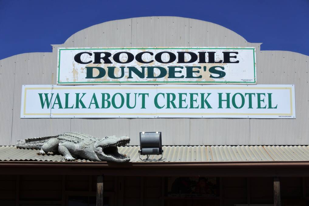 Beware of the crocs at Walkabout Creek Hotel. Picture Shutterstock Beware of the crocs at Walkabout Creek Hotel. Picture Shutterstock