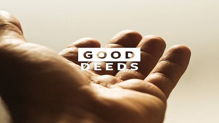 Recognising good deeds.