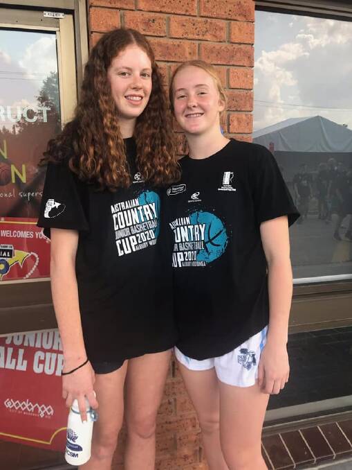 The Cootamundra Cougar season 2020 is underway with Amelia and Alexia representing NSW Country in Albury last week. Photo facebook.
