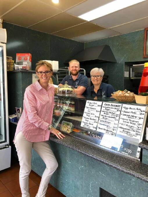Member for Cootamundra Steph Cooke at the Cootamundra Butchery. File photo taken before social distancing.