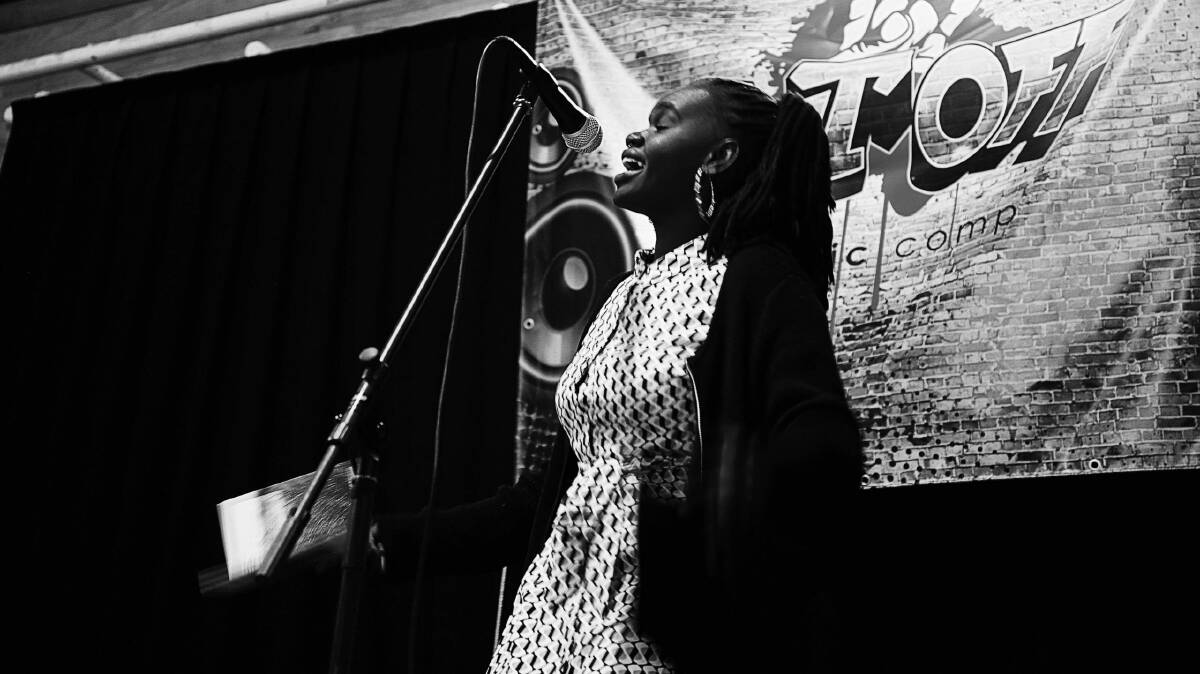 Jackie Atim Okot is an emerging Poet/Spoken Word artist from Wagga Wagga who will mentor young writers aged 13-18 in a series of online sessions from 27 October.