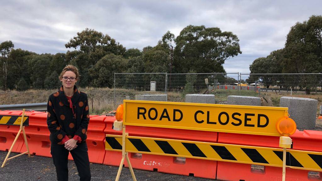 Member for Cootamundra Steph Cooke said the bridge would provide temporary access to Burley Griffin Way while a permanent solution is planned and built.