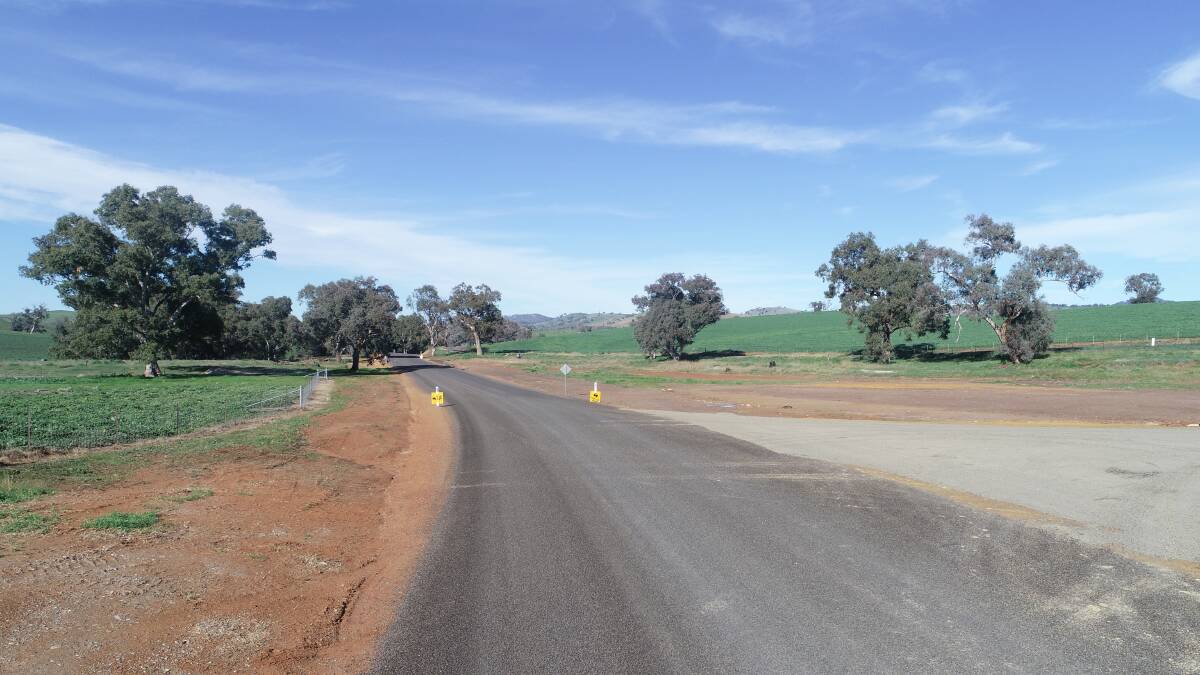 Moloney report finds Council's roads in Good Condition compared to other Council's assessed and road network improved since last report in 2016. Pictured is Burra Road in Gundagai.