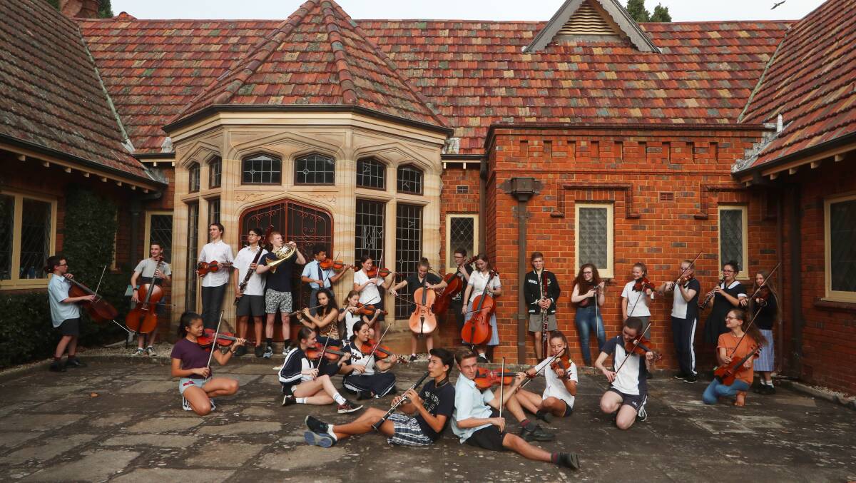 Wollongong Conservatorium of Music BlueScope Youth Orchestra is coming to Cootamundra. File photo.