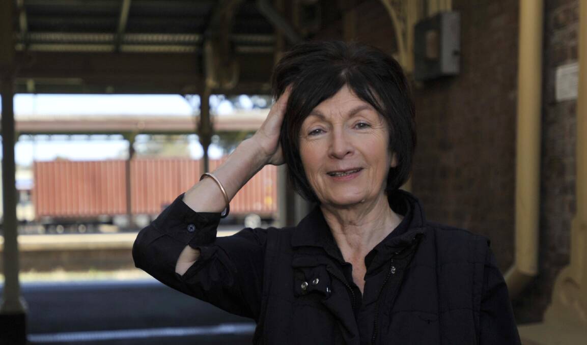 TIME IS RIGHT: Debbie Daley, pictured in 2018 before shaving her hair to raise funds for the Charlie Teo Foundation, is selling the Junee Railway Cafe.