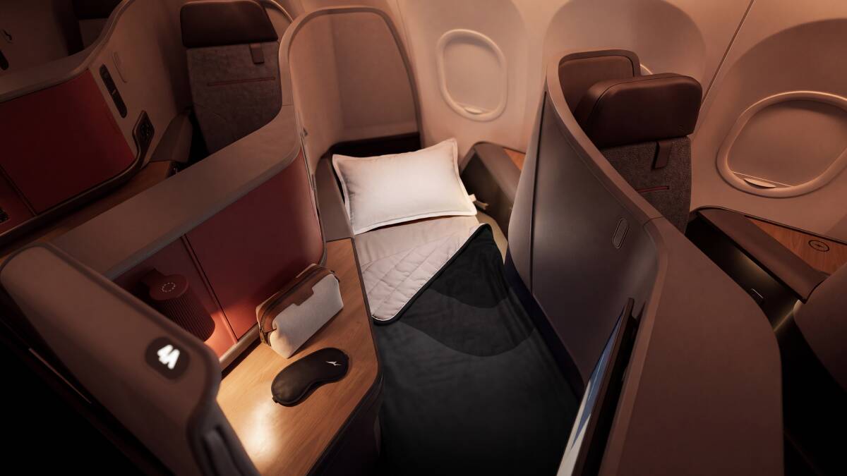 Imagine this level of comfort on a Perth-Sydney redeye. It's coming in 2028. Imagine this level of comfort on a Perth-Sydney redeye. It's coming in 2028.