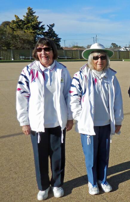 WINNERS: Viv Christie and Betty Cleveland head through to the Club Pairs Championships at the Country Club. Picture: Contributed