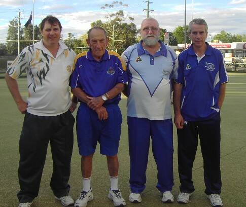 TOP DOGS: Cootamundra's major maestro finalists - R Rosengreen, D O'Neill, G Fisher and J Harriott. Picture: Contributed