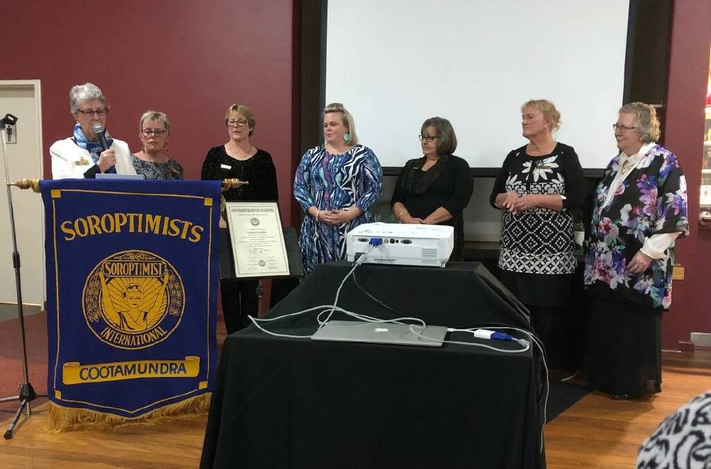 NEW FACES: Soroptimist International Cootamundra branch welcomed its new committee earlier this month. Picture: Contributed