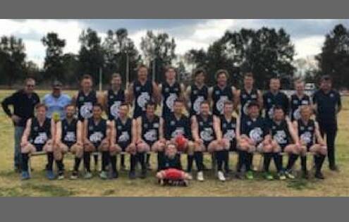 WIN: The Cootamundra Blues prepare to take on Eastlake Saturday. The Blues easily defeated Eastlake 29-12-186 to 4-3-27.