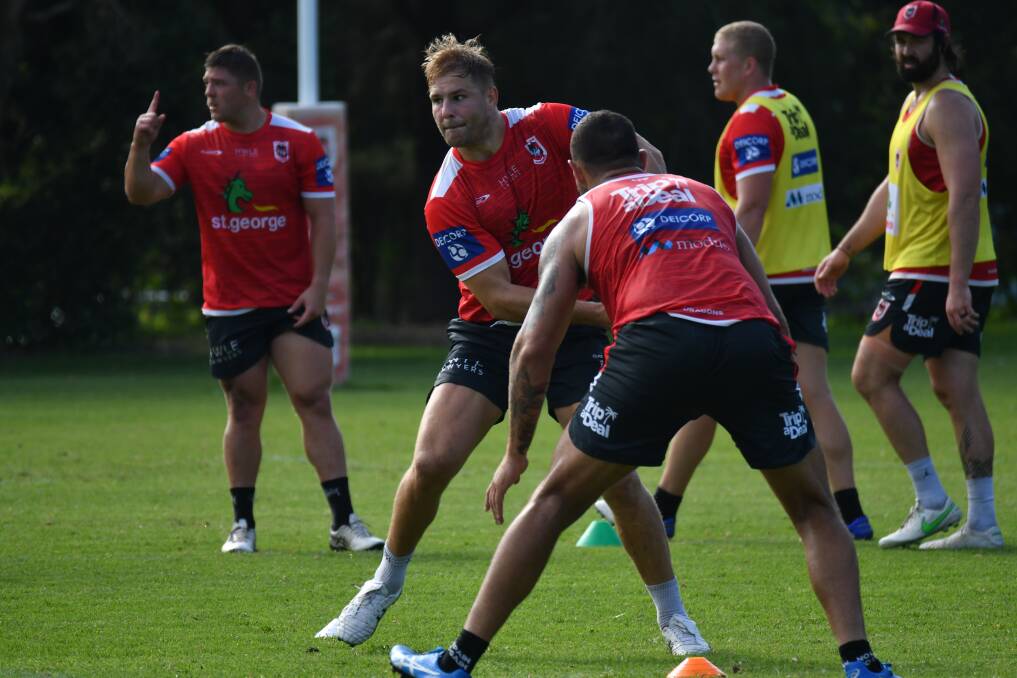 
DETERMINED: Jack de Belin is out to repay the Dragons faith. Picture: Dragons Media