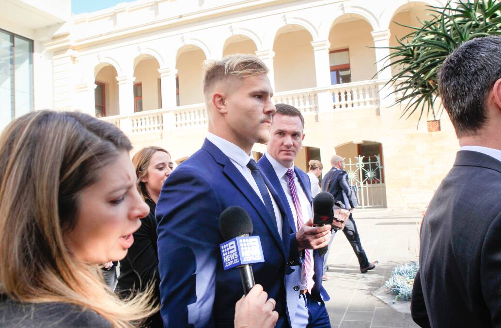 MICROSCOPE: Jack de Belin attends court during his trial on aggravated sexual assault charges. Picture: Adam McLean