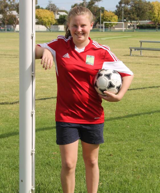 JAPAN BOUND: Piper Scott will head to Japan during the September school holidays for a soccer trip of a lifetime. Picture: Jennette Lees 