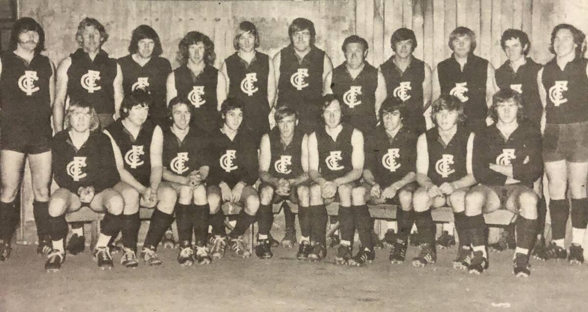 BLAST FROM THE PAST: The Cootamundra Blues first premiership winning team from 1973. 