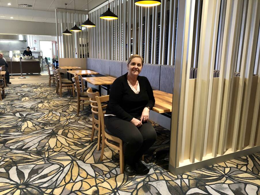 The Cootamundra Ex-Services Club's Megan Sawyer could not be happier with the venue's revamp and invites community members to take a look. Picture: Jennette Lees 