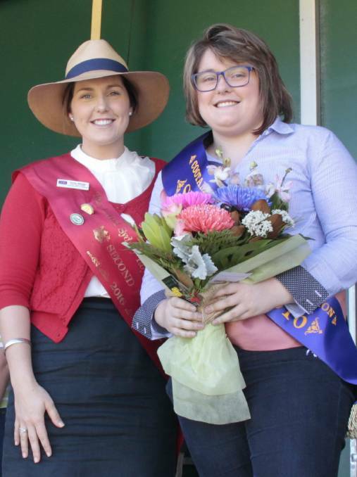 Stephanie O'Brien (right) & Sydney Royal Showgirl Comp runner-up Emily Madge.