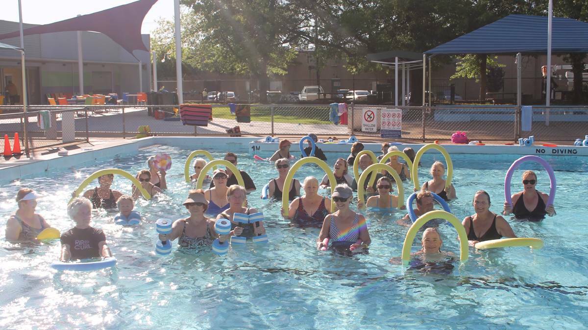 Water exercise classes will continue to feature at the Cootamundra town pool under L&R Group's management. 