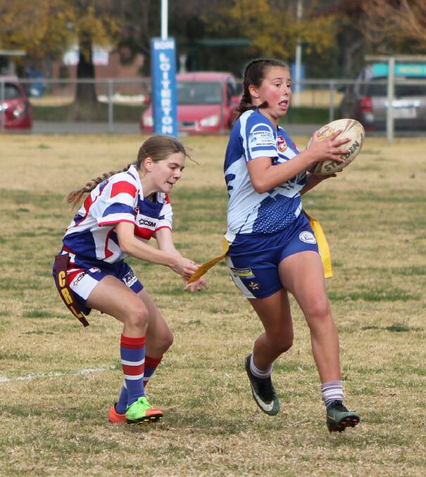 Lara Wilson, on Nicholson Park earlier this season, has been among the standout players for her side this year. 