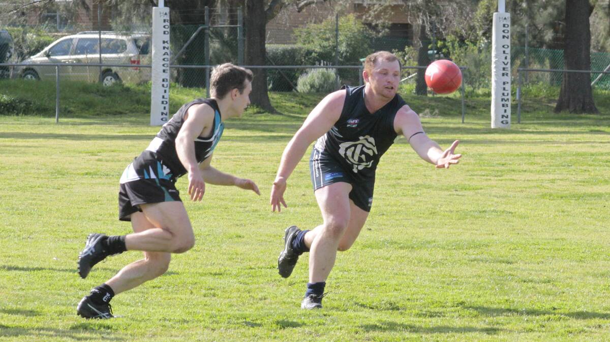 Joe Scott, from Coolac, who coached the Cootamundra Blues for the first time this season will return to lead the team again in season 2021. Picture: Kelly Manwaring