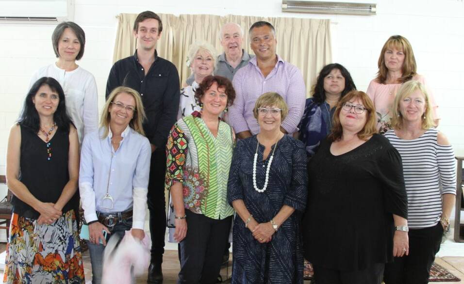 GATHERING OF LITERARY MINDS: Published authors and media personalities combine at the Jugiong Writers' Festival Saturday Events. Picture: Paula Butt 