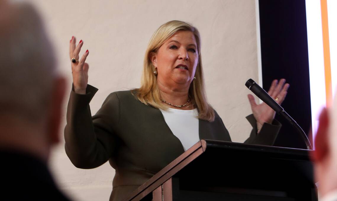 The newly appointed Minister for Regional Health, Bronnie Taylor, announced the establishment of the Regional Health Division for NSW Health on Friday. Photo: Sylvie Liber.
