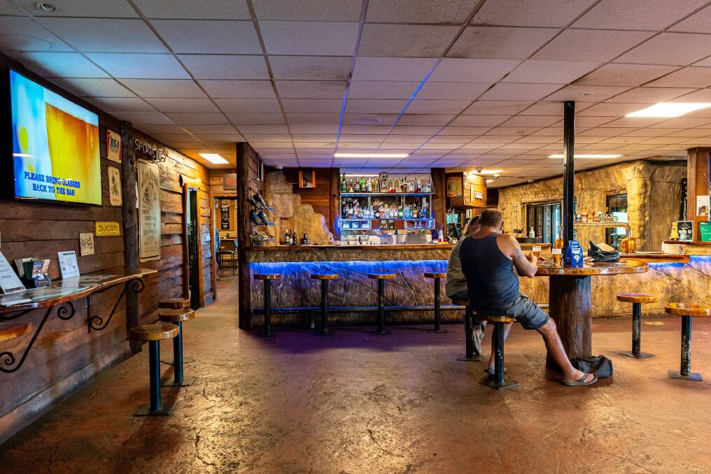 The main bar at Darwin River Tavern. The main bar at Darwin River Tavern.