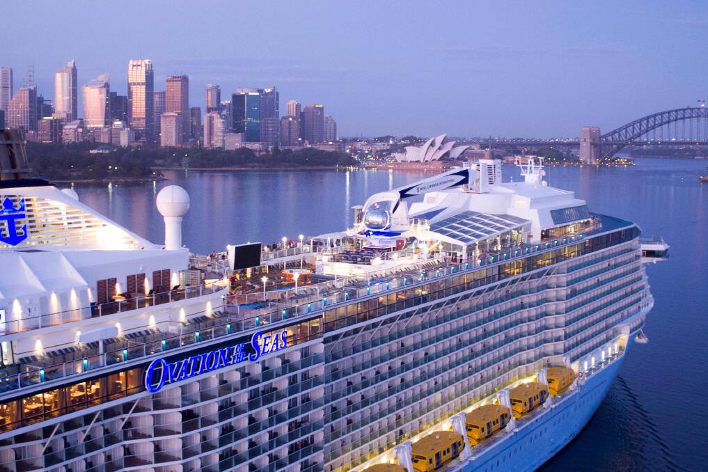 Ovation of the Seas departing from Sydney Ovation of the Seas departing from Sydney