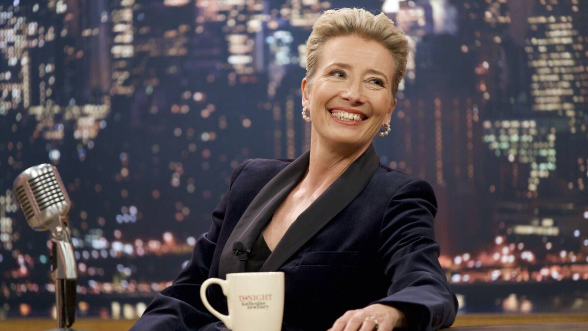 Emma Thompson seemed miscast as Katherine Newbury in Late Night. Picture: Supplied