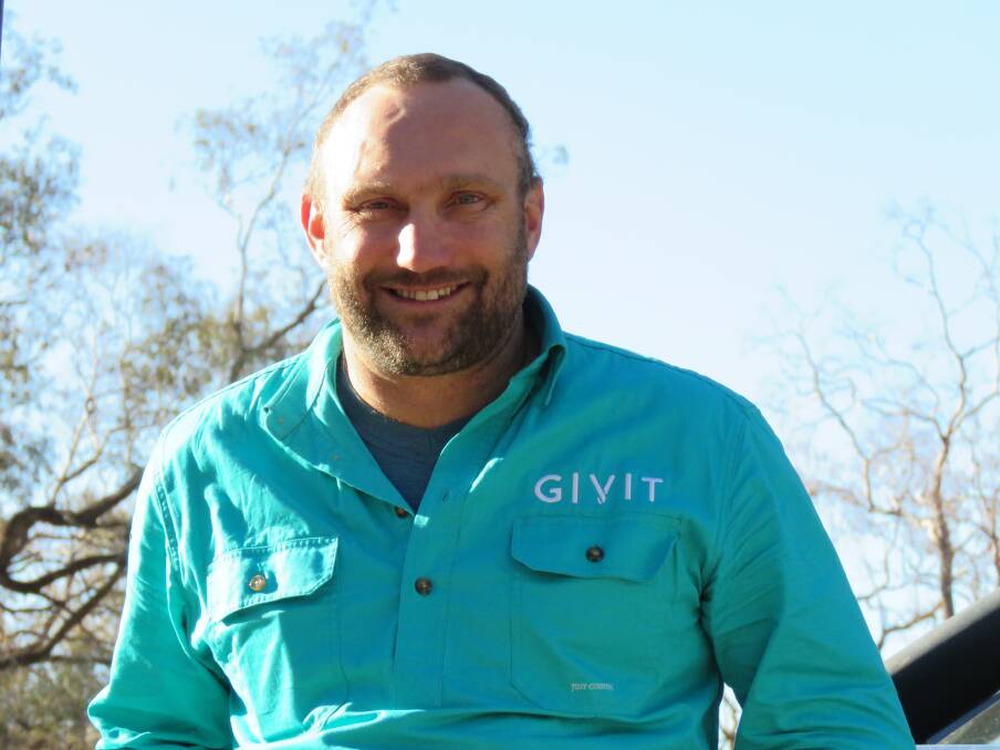 Scott Barrett, the drought relief manager for Givit.