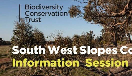 TUES NOV 6: Information session in Cootamundra about landowner income diversification.