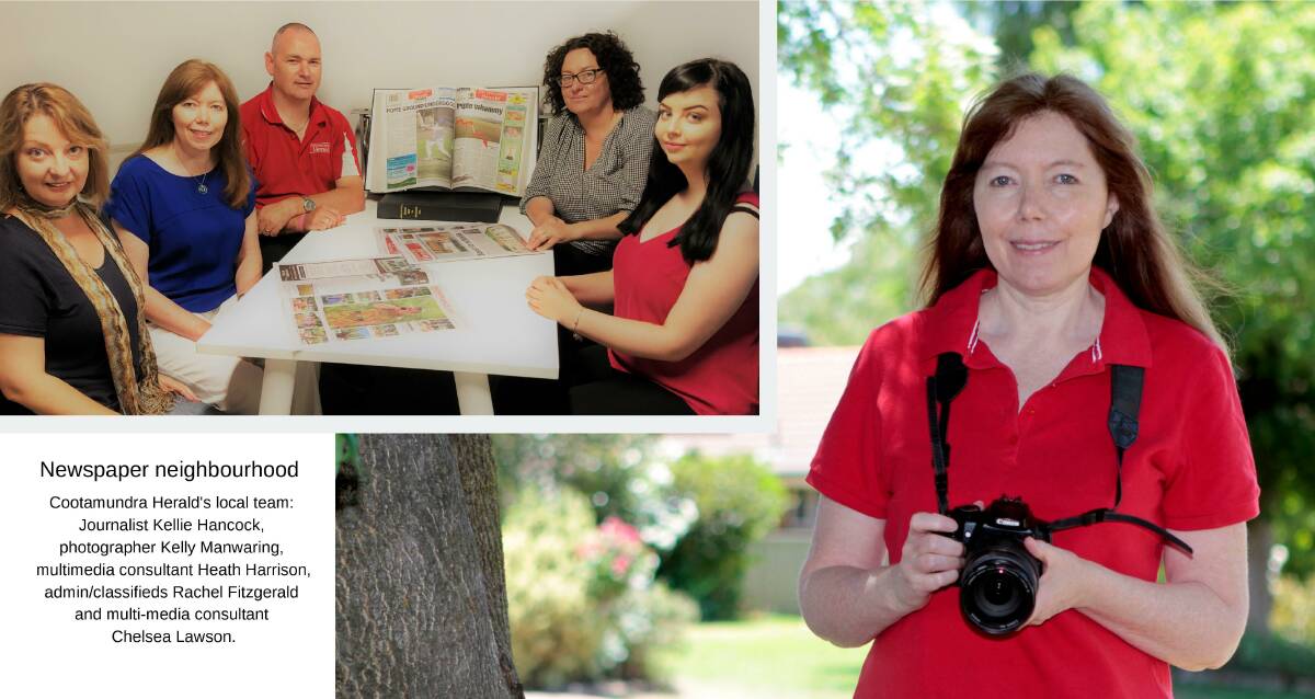 Photographer. Kelly Manwaring is part of the tiny team at Cootamundra Herald's local office. For the inaugural 5Q4 column we asked Kelly five questions about her passion for photography. 