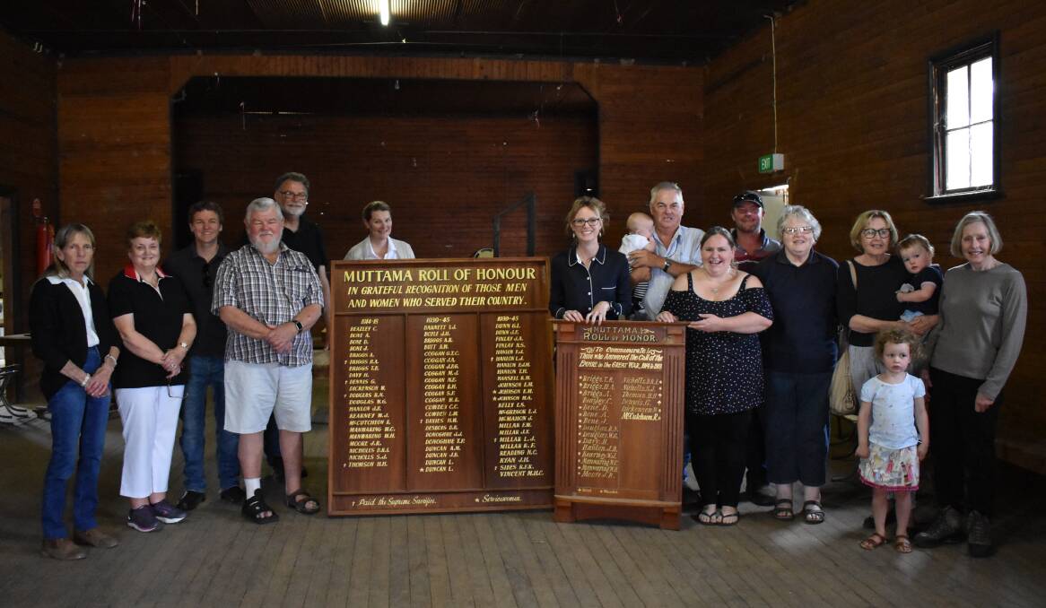 Muttama Memorial Hall's WWI and WWII Honour Boards were recently collected for restoration thanks to a Liquor and Gaming War Memorial Grant for $14,290.