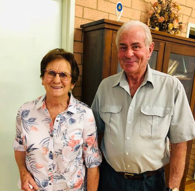 IMPRESSIVE: Kathy Rolfe and Frank Davidson showed others how it's done with a magnificent score of 78.00 per cent on Monday night. Picture: SUPPLIED