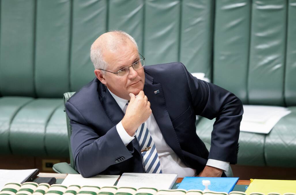 NO VISION: The Morrison government's budget looks to keep the good numbers through the election. Picture: Sitthixay Ditthavong 