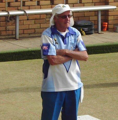 CONTEMPLATION: New Coota Ex Services Bowls Club president Tony Curtis, deep in thought. Picture: SUPPLIED