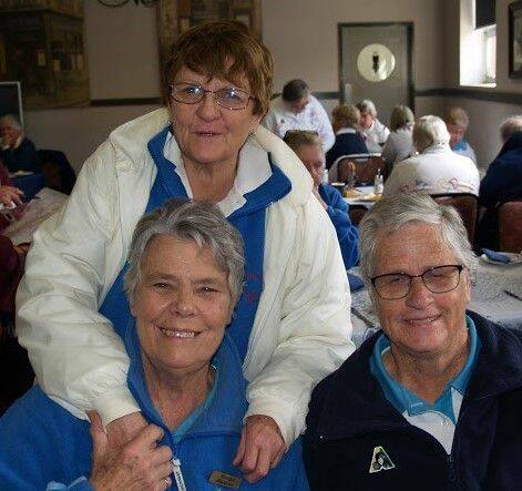 SUCCESS: Coota Ex-Services members Carolyn Buchanan, Lorraine Evelyn and Bev Black.