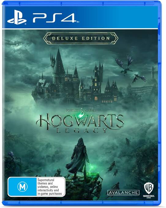 Hogwarts Legacy Deluxe Edition - PlayStation 4. Picture amazon.com.au