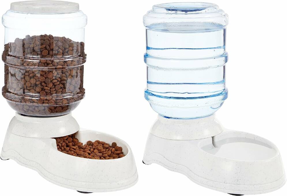 Amazon Basics Automatic Dog and Cat Feeder and Water Dispenser. Picture: amazon.com.au