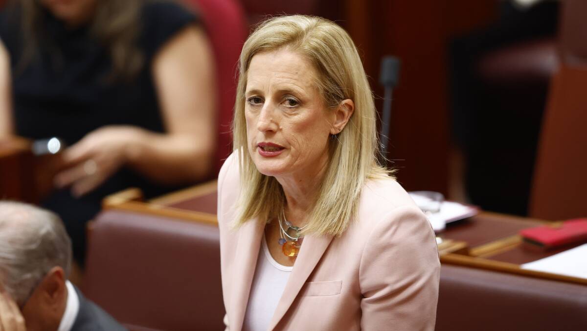 Minister for Women Katy Gallagher. Picture by Keegan Carroll